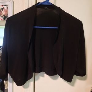 Plus size crop sweater